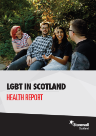LGBT in Scotland Health report cover