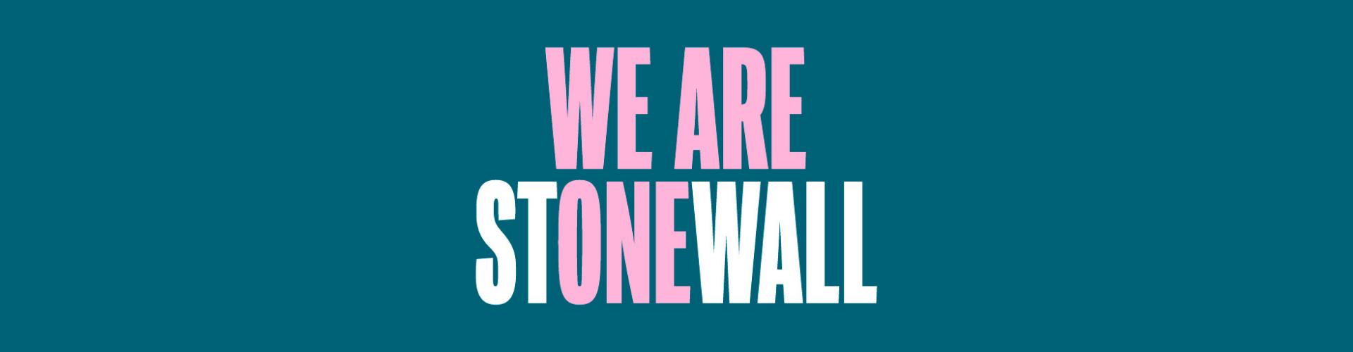 We are stonewall logo