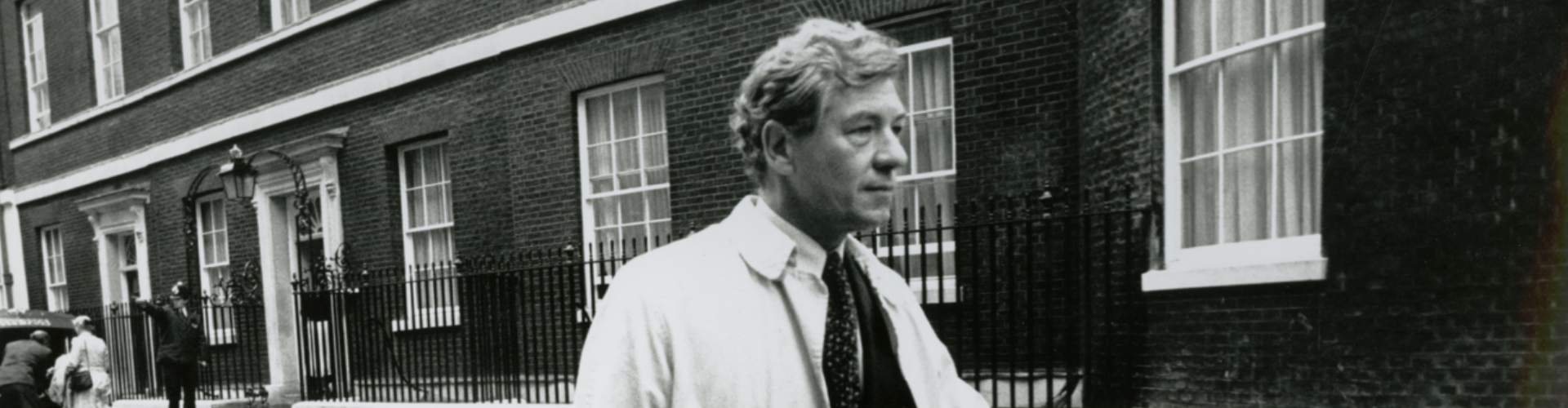 Ian McKellen outside 10 Downing Street